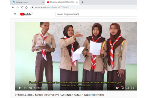 Video Kegiatan Belajar Mengajar di SMAN 1 NGUNTORONADI